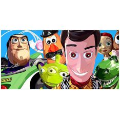 Toy Story : set 2pcs | Pop-Art paintings Comics films-TV