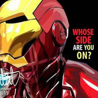 Whose Side : set 2pcs | imatges Pop-Art personatges Marvel