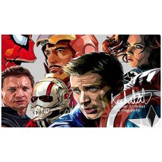 Civil War : set 2pcs | Pop-Art paintings Marvel characters