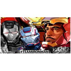 Team Ironman : set 2pcs | imatges Pop-Art personatges Marvel
