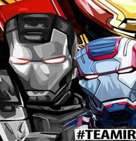 Team Ironman : set 2pcs | Pop-Art paintings Marvel characters