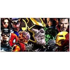 Infinity War : set 2pcs | imágenes Pop-Art personajes Marvel