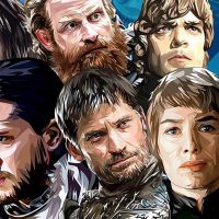 Game of Thrones : set 2pcs | imágenes Pop-Art Cine-TV series-TV