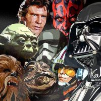 Star Wars group : set 2pcs | imatges Pop-Art personatges Star-Wars