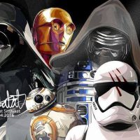 Star Wars group : set 2pcs | images Pop-Art personnages Star-Wars