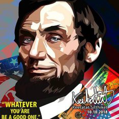 Abraham Lincoln : ver2 | images Pop-Art Célébrités politique