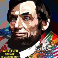Abraham Lincoln : ver2 | imágenes Pop-Art Celebridades política