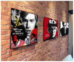 Andy Warhol : Art Is | imágenes Pop-Art Celebridades arte-moda