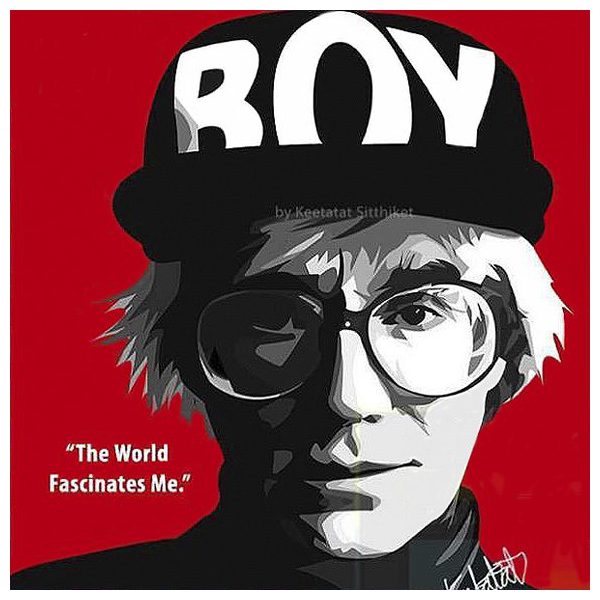 Andy Warhol : Red | imágenes Pop-Art Celebridades arte-moda