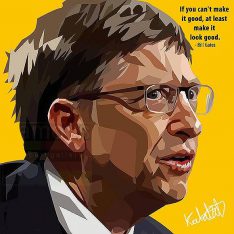 Bill Gates | Pop-Art paintings Celebrities business