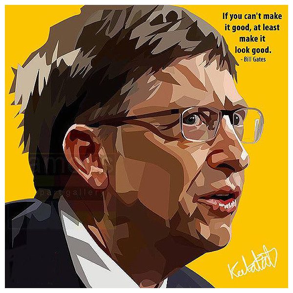Bill Gates | imatges Pop-Art Celebritats negocis