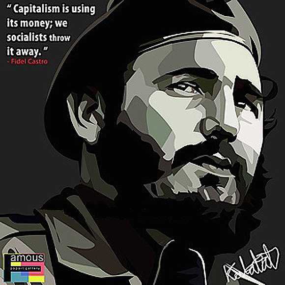Fidel Castro | Pop-Art paintings Celebrities politics