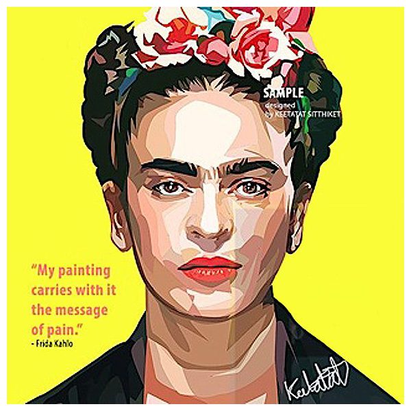 Frida Kahlo | imágenes Pop-Art Celebridades arte-moda