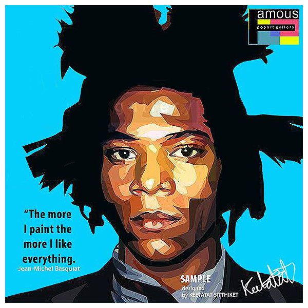 Jean Michel Basquiat | imágenes Pop-Art Celebridades arte-moda