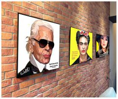 Karl Lagerfeld | imágenes Pop-Art Celebridades arte-moda