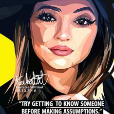 Kylie Jenner | Pop-Art paintings Celebrities art-fashion