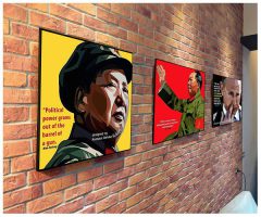 Mao Zedong : Yellow | Pop-Art paintings Celebrities politics