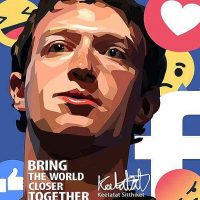 Mark Zuckerberg : ver2 | Pop-Art paintings Celebrities business