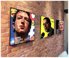 Mark Zuckerberg : ver2 | images Pop-Art Célébrités entreprise