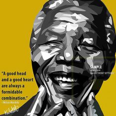 Nelson Mandela | Pop-Art paintings Celebrities politics