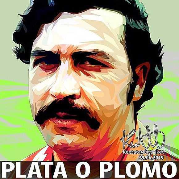 Pablo Escobar : ver2 | imatges Pop-Art Celebritats negocis