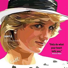 Princess Diana | Pop-Art paintings Celebrities politics