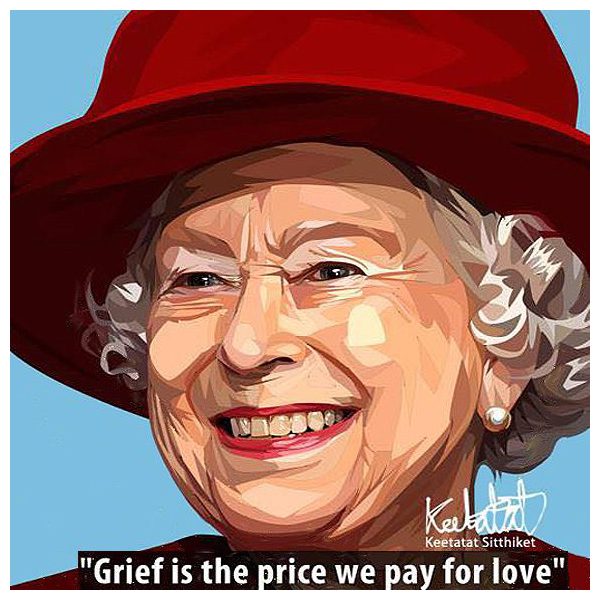 Queen Elizabeth | Pop-Art paintings Celebrities politics