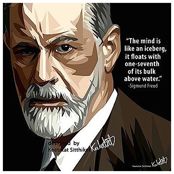 Sigmund Freud | Pop-Art paintings Celebrities science-culture