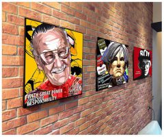 Stan Lee | Pop-Art paintings Celebrities art-fashion