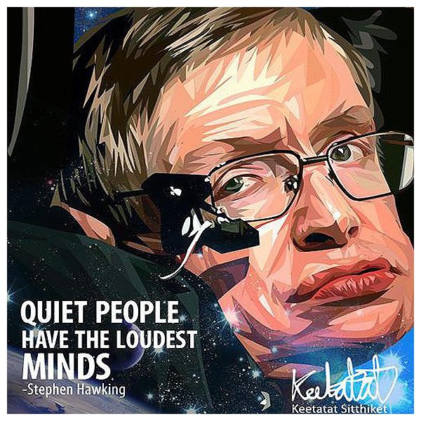 Stephen Hawking | images Pop-Art Célébrités science-culture
