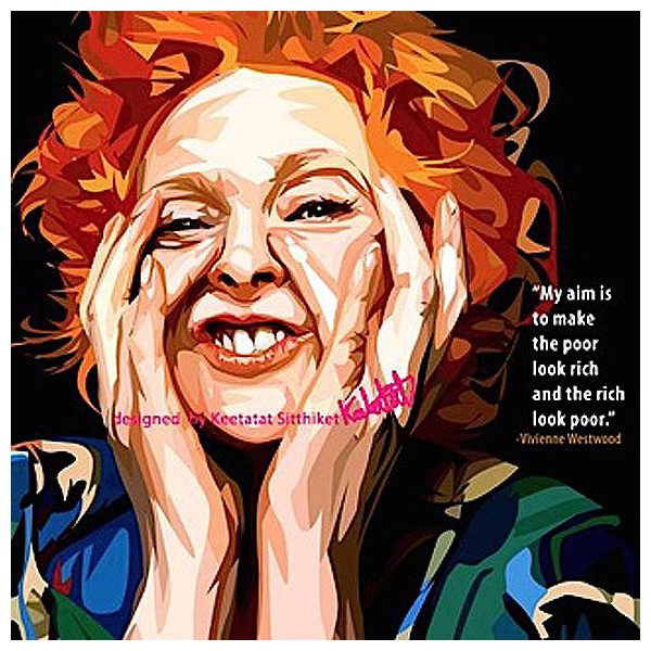 Vivienne Westwood | images Pop-Art Célébrités art-mode