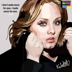 Adele | Pop-Art paintings Music Singers