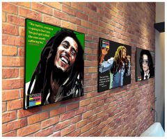Bob Marley : Black | Pop-Art paintings Music Singers