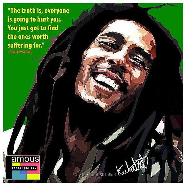 Bob Marley : Green | imatges Pop-Art Música Cantants