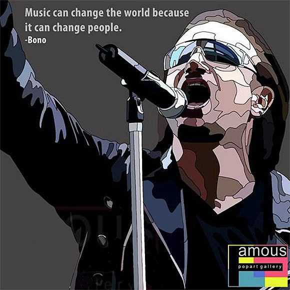Bono | imágenes Pop-Art Música Cantantes