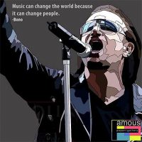 Bono | images Pop-Art Musique Chanteurs