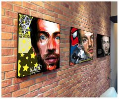 Chris Martin & Marvel | imatges Pop-Art Música Cantants