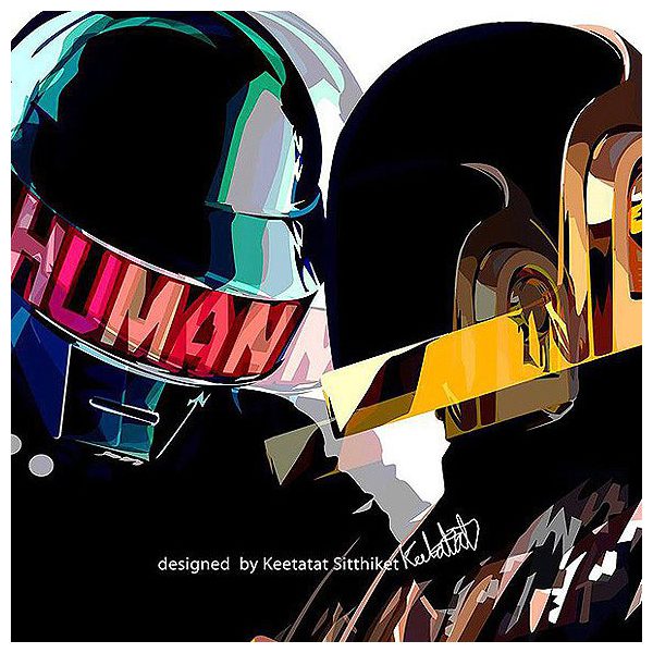 Daft Punk : Human/DP1 | imatges Pop-Art Música Cantants