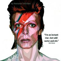 David Bowie | Pop-Art paintings Music Singers