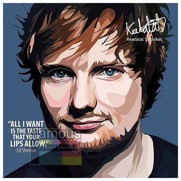 Ed Sheeran | imágenes Pop-Art Música Cantantes