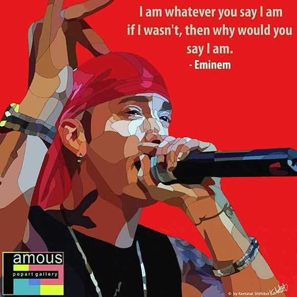 Eminem : ver1/Red | imatges Pop-Art Música Cantants