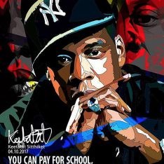 Jay Z Abstract | Pop-Art paintings Music Singers