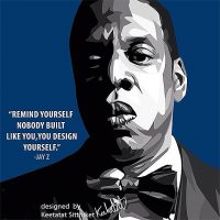 Jay-Z : Grey | Pop-Art paintings Music Singers