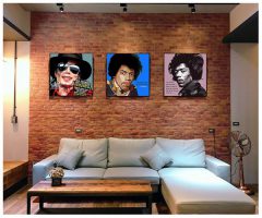 Jimi Hendrix : Pink | Pop-Art paintings Music Singers