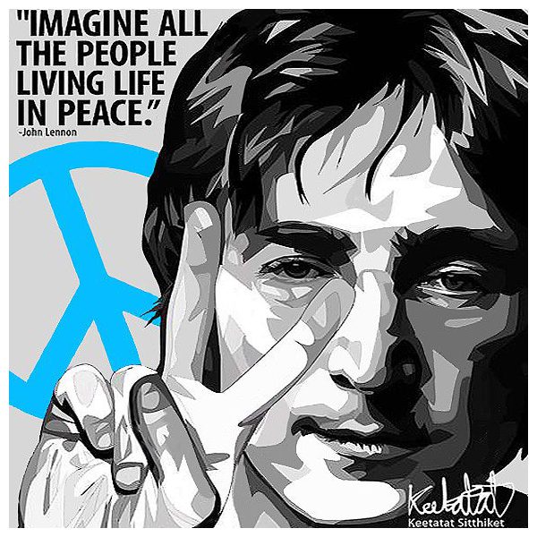 John Lennon : Imagine | imágenes Pop-Art Música Cantantes