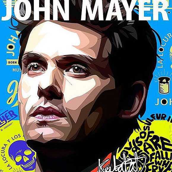 John Mayer : ver2 | Pop-Art paintings Music Singers