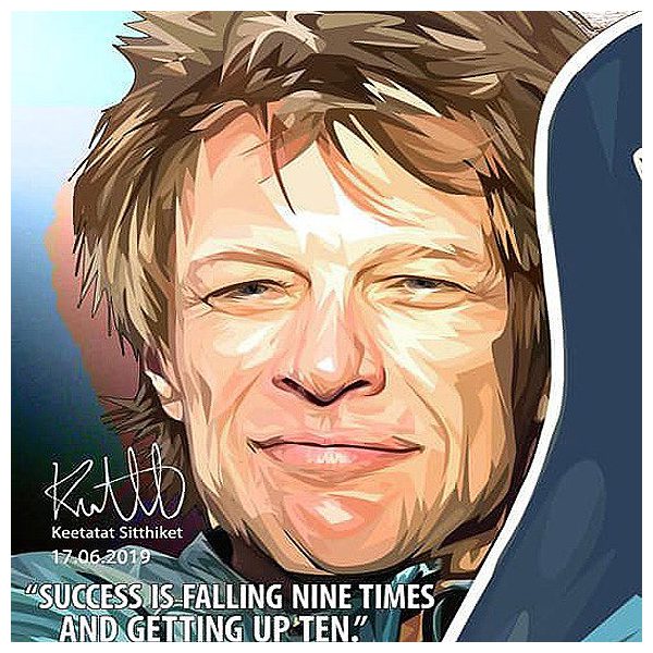 Jon Bon Jovi | Pop-Art paintings Music Singers