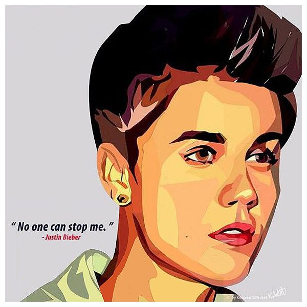 Justin Bieber : ver1 | Pop-Art paintings Music Singers