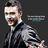 Justin Timberlake : ver1/Black | imágenes Pop-Art Música Cantantes