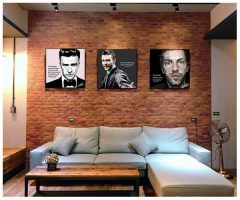 Justin Timberlake : ver2/White | Pop-Art paintings Music Singers